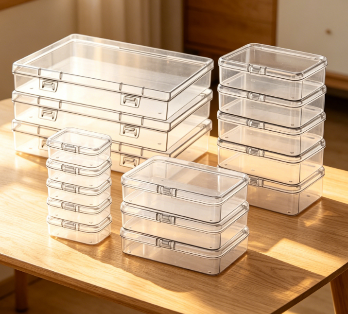 24 Piece Mini Flip Top Storage Box Set With Labels